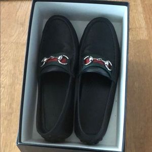 Gucci leather driving shoes - for women